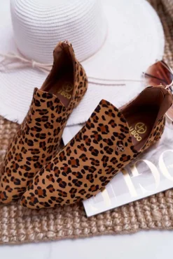 Sale Boto Lu Boo Botki Z Wycięciami Leopard Chelsea
