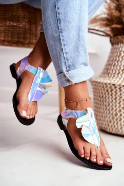 New Boto Lu Boo Sandałki Odblaskowe Japonki Na Rzepy Lottie