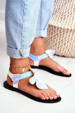 New Boto Lu Boo Sandałki Odblaskowe Japonki Na Rzepy Lottie