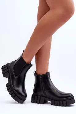 Boto Brązowe I Beżowe Botki|Botki Płaskie*Masywne Skórzane Botki Sztyblety Czarne Orryss