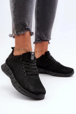 Online Evento Materiałowe Buty Sportowe Damskie Czarne Kephope