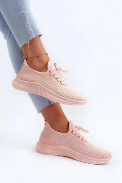 Damskie Boto Materiałowe Lekkie Buty Sportowe Damskie Różowe Xalara