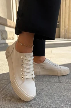 Big Star Shoes Trampki Damskie Big Star|Trampki Damskie Niskie*Materiałowe Trampki Damskie Big Star RR274407 Beżowe Beżowy