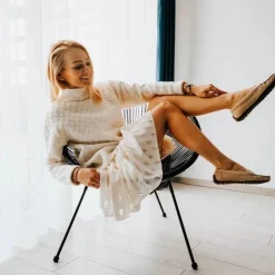 Damskie Boto Mokasyny Damskie Beżowe Zamszowe Bolero