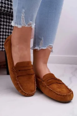 Boto Mokasyny Damskie Zamszowe*Mokasyny Damskie Zamszowe Bolero Camel