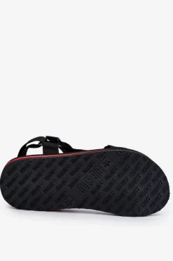 Big Star Shoes Sandały Męskie|Sandały Big Star*Męskie Sandały Na Rzepy Big Star DD174717 Czarne