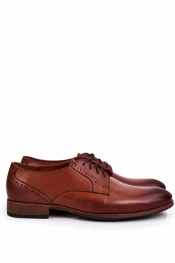 Damskie Boto Męskie Skórzane Mokasyny Z Jasną Podeszwą BEDNAREK Jasny Brąz