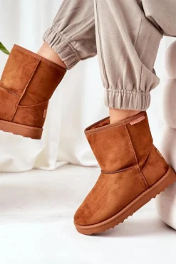 Cross Jeans Śniegowce Damskie*Śniegowce EE2R4028C Brązowe