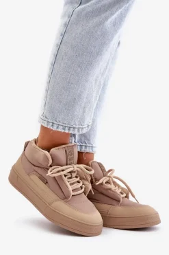 Big Star Shoes Buty Sportowe Big Star|Śniegowce Damskie*Śniegowce Damskie Big Star OO274A532 Beżowe Beżowy