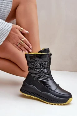 Big Star Shoes Śniegowce Damskie*Śniegowce Damskie Big Star OO274A395 Czarne Czarny