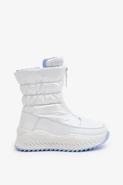 Damskie Big Star Shoes Śniegowce Damskie Big Star OO274A396 Białe