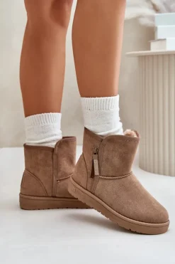 Big Star Shoes Śniegowce Damskie*Śniegowce Damskie Big Star OO274A165 Beżowe Beżowy