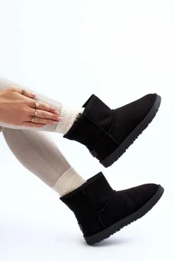 Cross Jeans Śniegowce Damskie*Śniegowce Damskie MM2R4024 Czarne Czarny