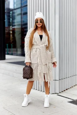 Damskie Big Star Shoes Śniegowce Ocieplane Big Star II274463 Białe