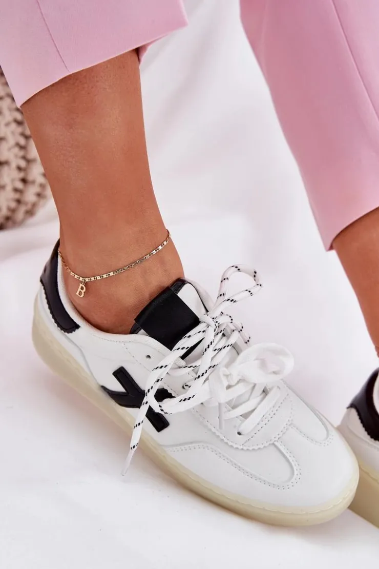 Clearance Boto Niskie Buty Sportowe Damskie Białe Zelevelis Biały