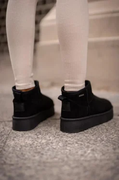 Online Big Star Shoes Niskie Śniegowce Na Platformie Big Star OO274A099 Czarne Czarny