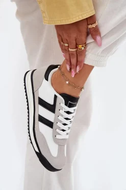 Boto Sneakersy Damskie*Niskie Sneakersy Damskie Białe Rulaana