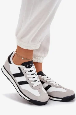 Boto Sneakersy Damskie*Niskie Sneakersy Damskie Białe Rulaana