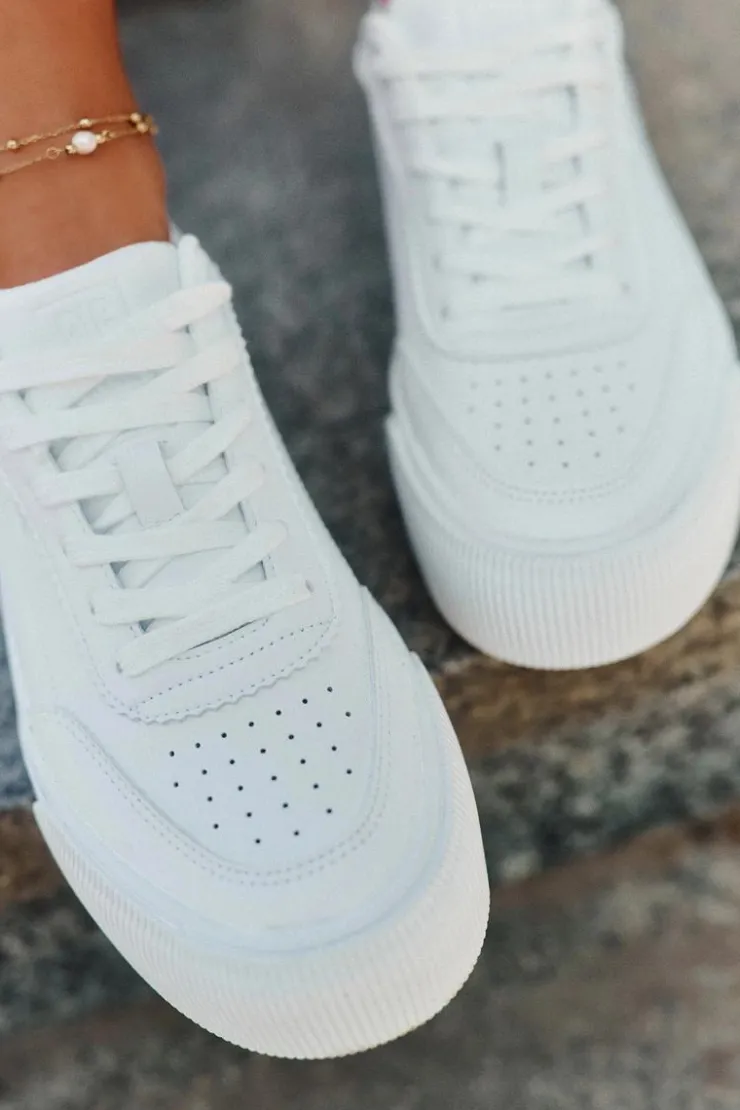 Big Star Shoes Buty Sportowe Big Star|Sneakersy Damskie*Niskie Sneakersy Z Eko Skóry Big Star RR274303 Białe