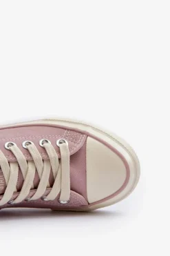 Big Star Shoes Trampki Damskie Big Star|Trampki Damskie Niskie*Niskie Trampki Damskie Big Star NN274270 Różowe Różowy