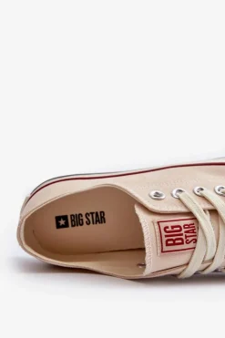 Damskie Big Star Shoes Niskie Trampki Damskie Big Star NN274272 Beżowe