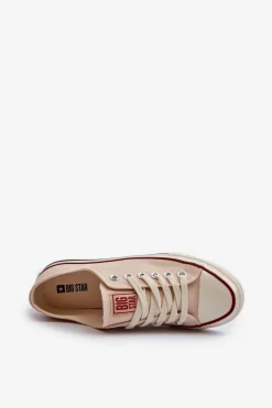 Damskie Big Star Shoes Niskie Trampki Damskie Big Star NN274272 Beżowe