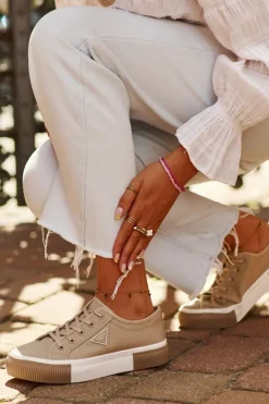 Boto Trampki Damskie Niskie*Niskie Trampki Damskie Brązowe Enalae