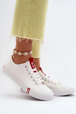 Damskie Lee Cooper Niskie Trampki Damskie LCW-24-31-2239 Białe