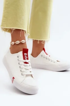 Damskie Lee Cooper Niskie Trampki Damskie LCW-24-31-2239 Białe
