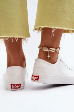 Damskie Lee Cooper Niskie Trampki Damskie LCW-24-31-2239 Białe