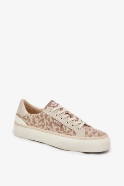 Damskie Lee Cooper Niskie Trampki Damskie Panterka LCW-25-02-3330L Beżowe