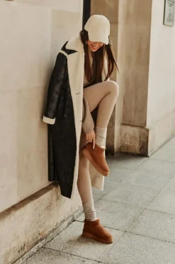 Outlet Buty damskie Vinceza Niskie Zamszowe Śniegowce Skóra Naturalna Vinceza 97950 Camel