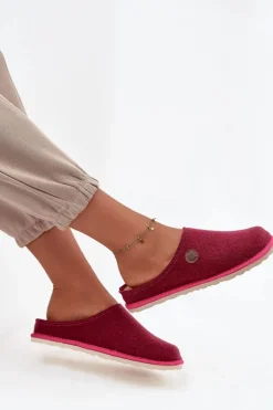 Best INBLU Obuwie Domowe Kapcie Damskie CS000047 Różowe Różowy