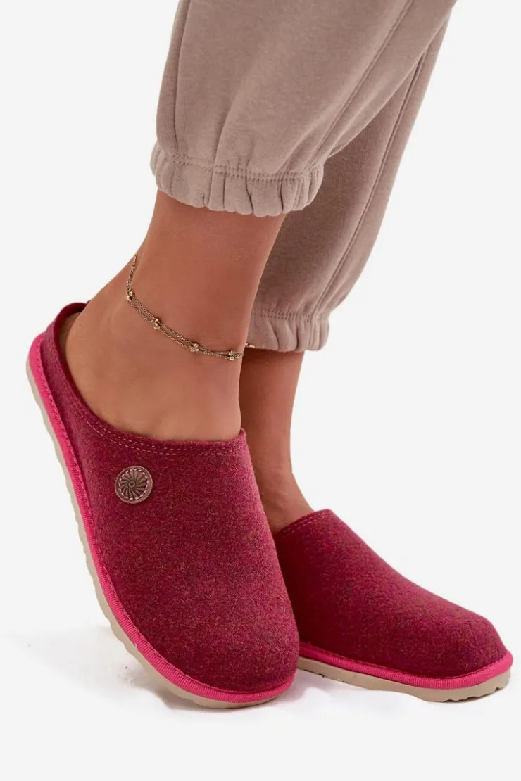 Best INBLU Obuwie Domowe Kapcie Damskie CS000047 Różowe Różowy