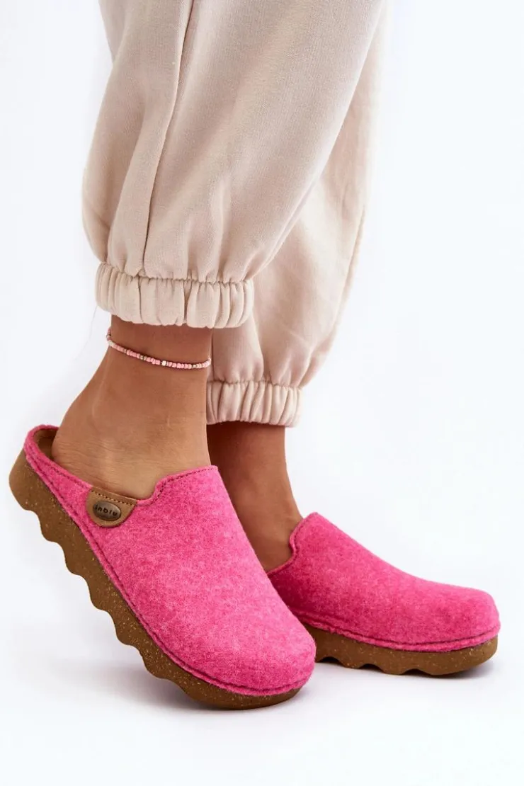 INBLU Obuwie Domowe Kapcie Damskie Profilaktyczne DK000011 Fuksja