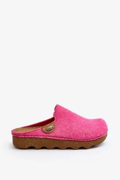 INBLU Obuwie Domowe Kapcie Damskie Profilaktyczne DK000011 Fuksja