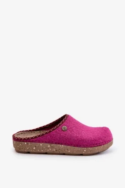 Damskie INBLU Obuwie Domowe Kapcie Damskie ED000018 Fuksja