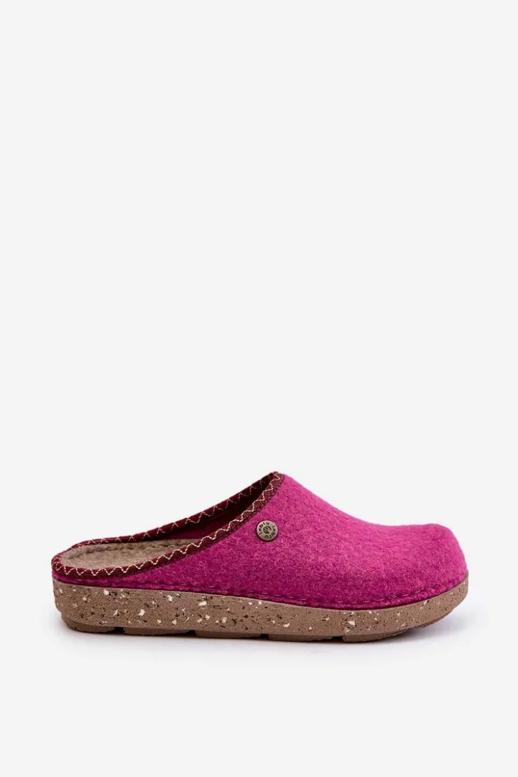 Damskie INBLU Obuwie Domowe Kapcie Damskie ED000018 Fuksja