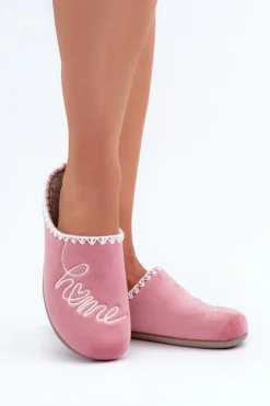 INBLU Obuwie Domowe Kapcie Damskie GF000026 Różowe