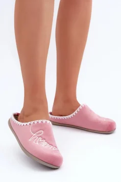 INBLU Obuwie Domowe Kapcie Damskie GF000026 Różowe