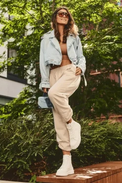 Big Star Shoes Trampki Damskie Big Star|Trampki Damskie Wysokie*Ocieplane Skórzane Trampki Na Zamek Big Star MM274624 Białe Biały