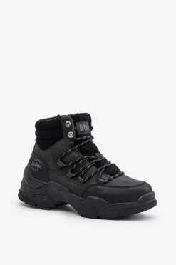 Hot Lee Cooper Ocieplane Trapery Damskie LCJ-24-03-3060L Czarne