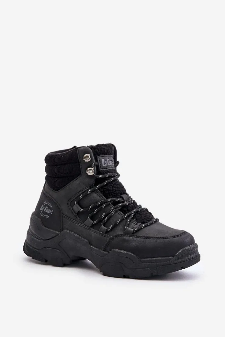 Hot Lee Cooper Ocieplane Trapery Damskie LCJ-24-03-3060L Czarne