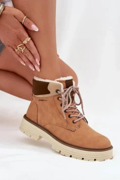 Damskie O'Neill Ocieplane Trapery Damskie BENICIA WOMEN HIGH Camel