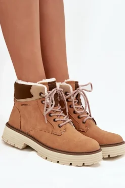 Damskie O'Neill Ocieplane Trapery Damskie BENICIA WOMEN HIGH Camel