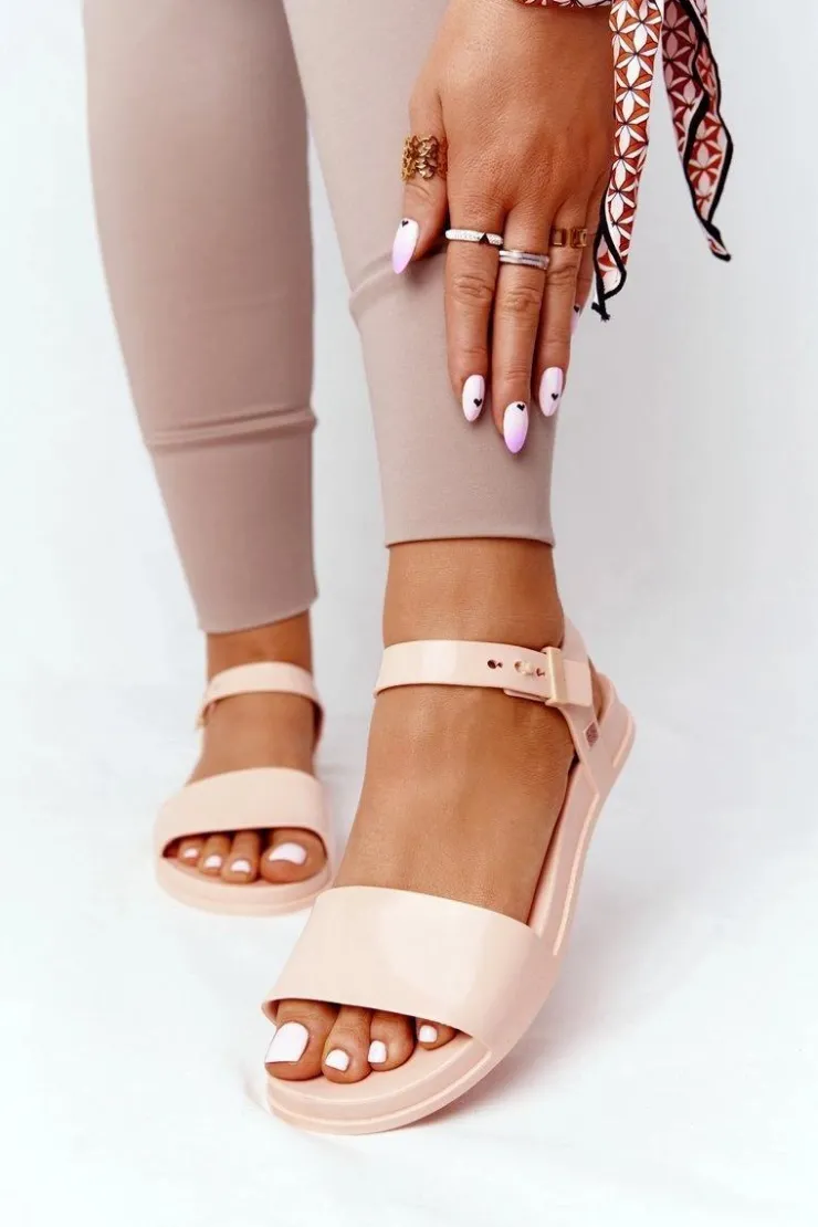 Sale ZAXY Pachnące Gumowe Sandaly Eco Friendly HH285123 Nude