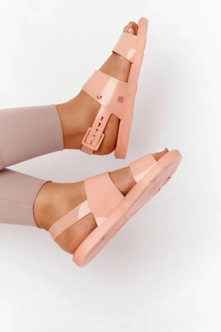 Damskie ZAXY Pachnące Gumowe Sandaly Eco Friendly HH285164 Pomarańczowe