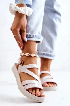 Damskie ZAXY Pachnące Gumowe Sandały HH285072 Jasnobeżowe