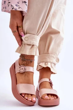 Clearance ZAXY Pachnące Hipoalergiczne Sandały JJ285242 Nude