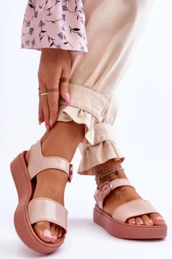 Clearance ZAXY Pachnące Hipoalergiczne Sandały JJ285242 Nude